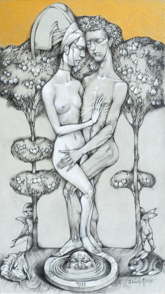 The Lovers. Tarot series