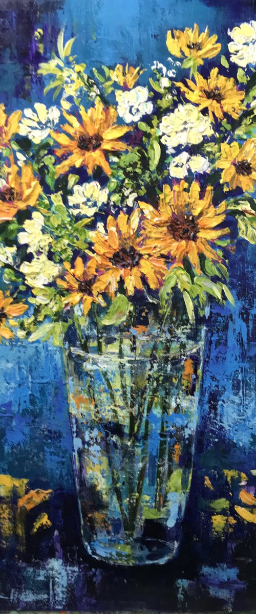 Sunshine Flowers by Colette Baumback