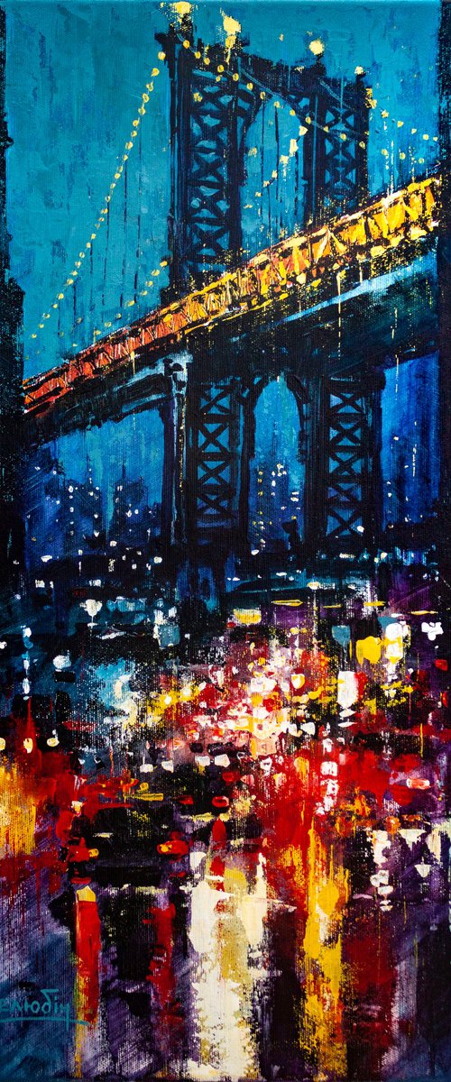Manhattan Bridge by Aleksandr Neliubin