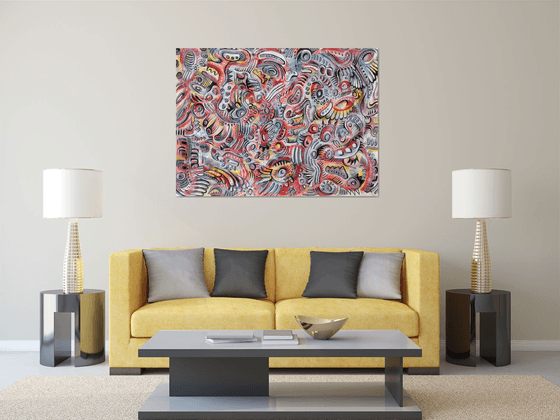 MICROORGANISM 110x150cm