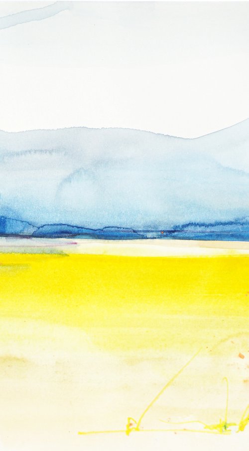 Summer Landscape 21-4 9x12in (22x30cm) by jelena b