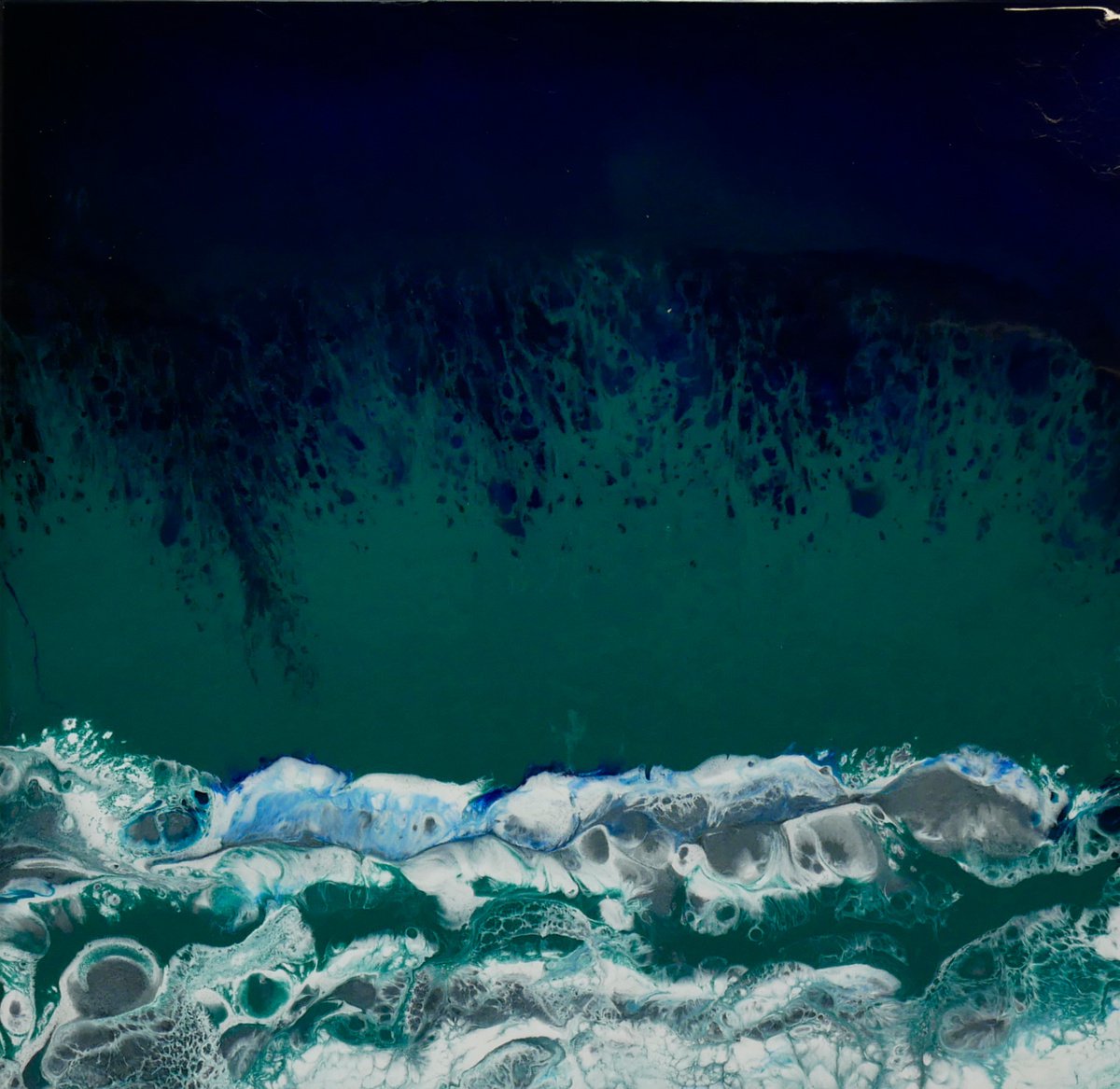 Resin 206645 Ocean view from above by Hannah Bruce