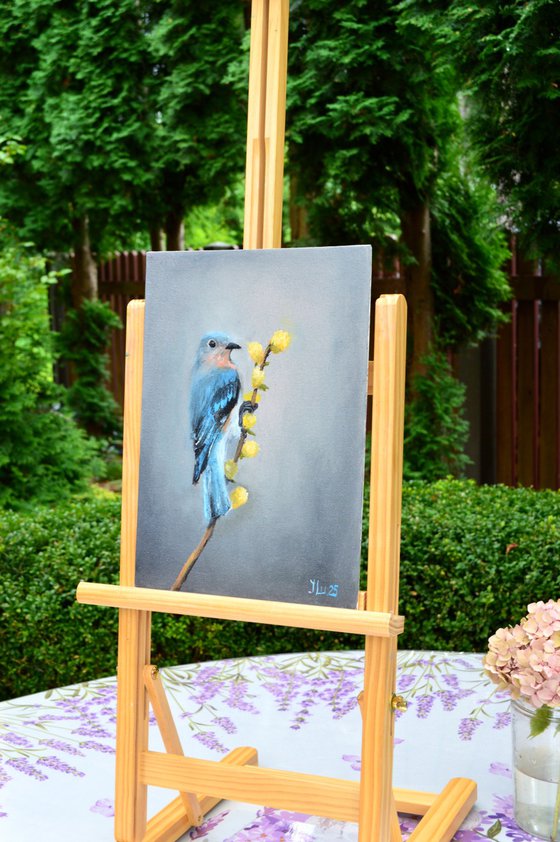 Bird on the willow