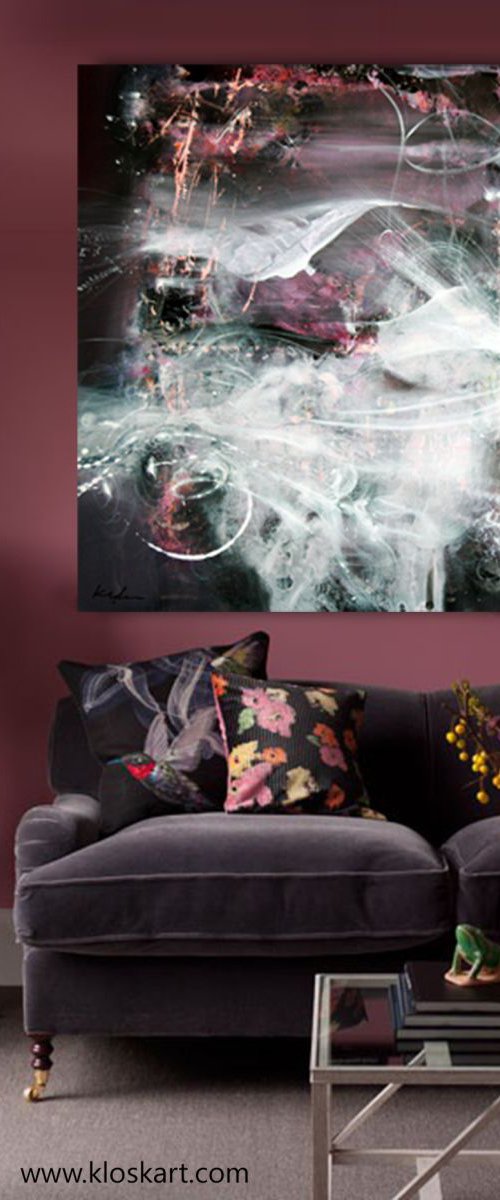 A WAY TO INFINITY HUGE SIZE MASTERPIECE FANTASTIC MINDSCAPE SUBLIME DIAPHANE ONIRIC ART SIGNED OVIDIU KLOSKA by Kloska Ovidiu