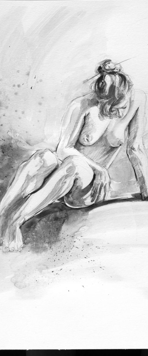 Nude study 5 by Paul Whitehead