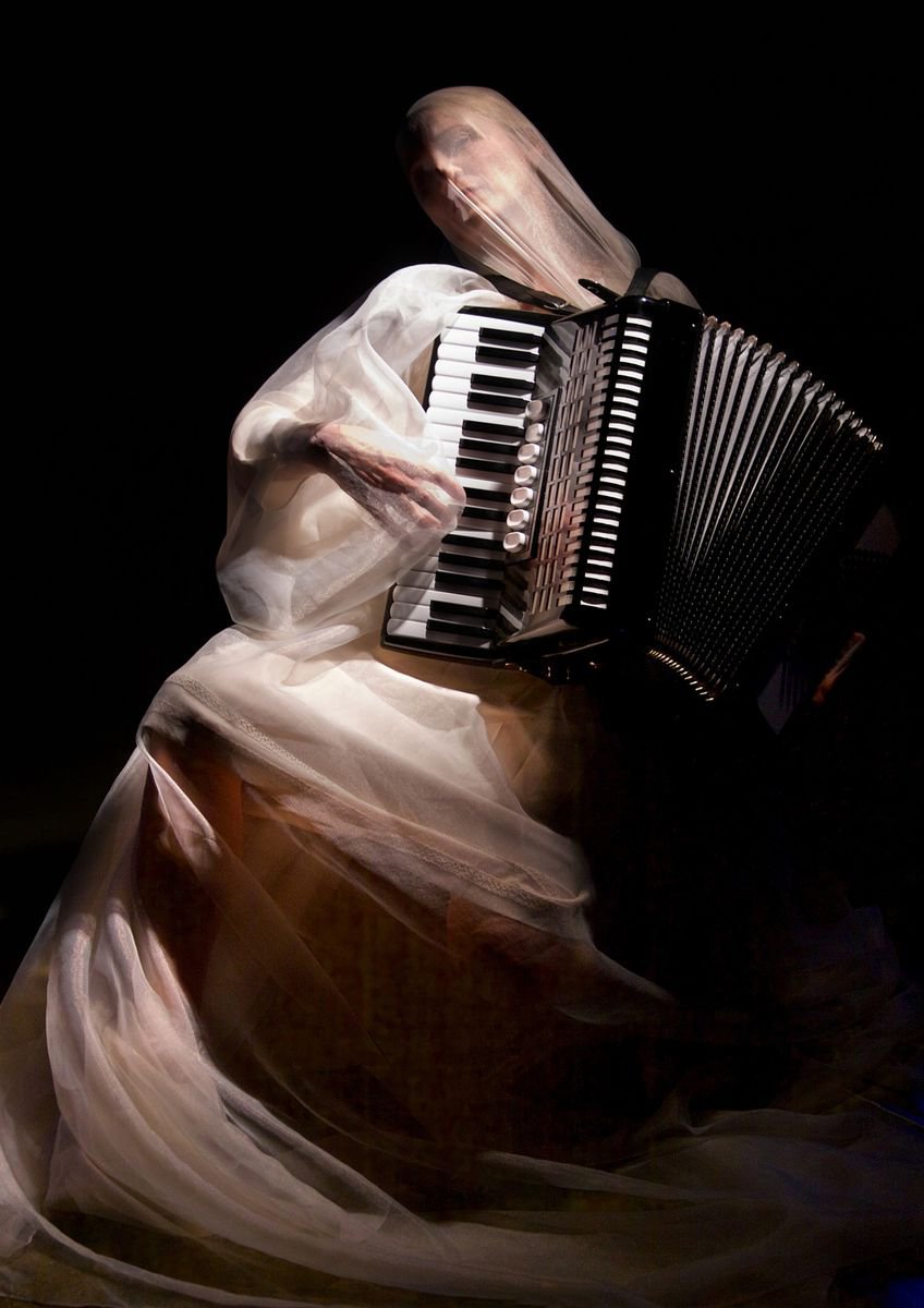 The Accordionista by Vincent Abbey