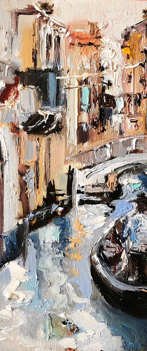 Venice painting oil on canvas by Annet Loginova