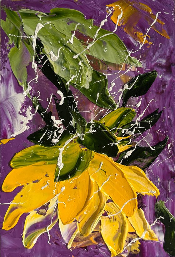 Sunflower painting