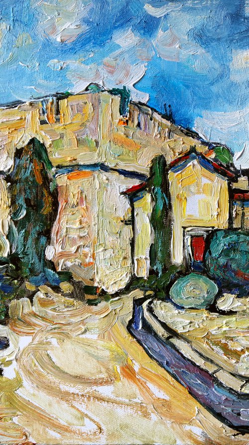 Summer shadows of Provence. by Nikifor Swiristuhin