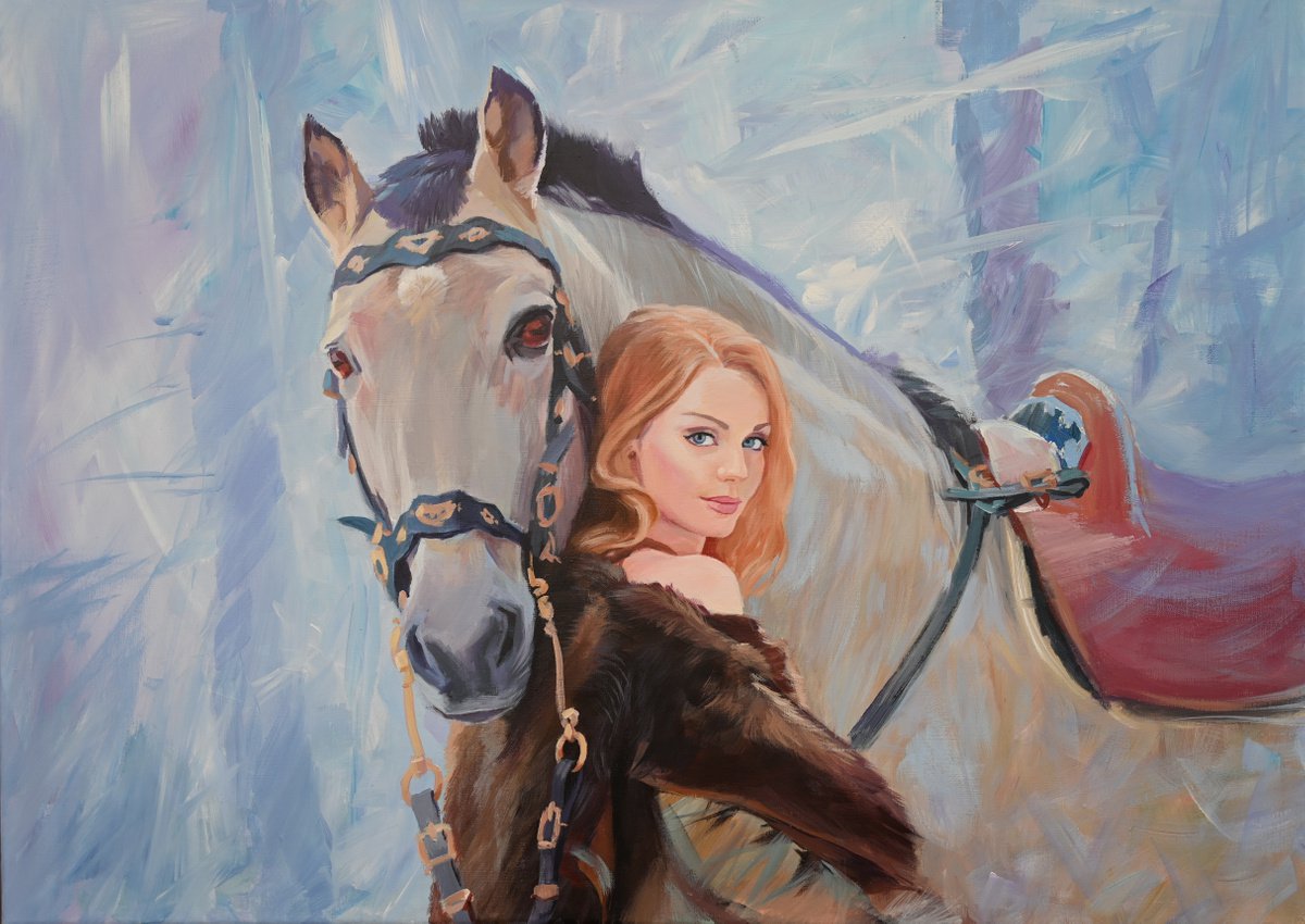 Horsewoman by Teodor Stratulat