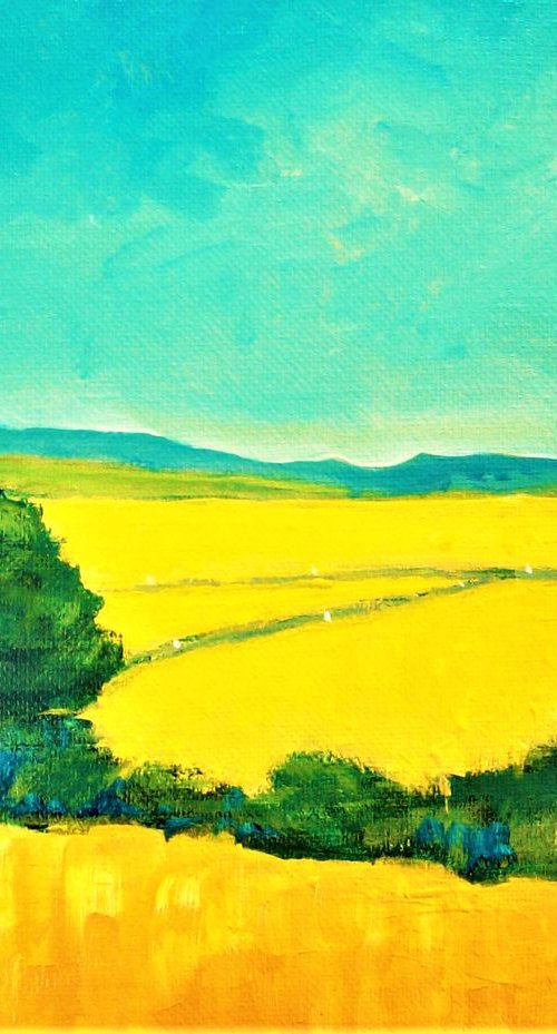 Valley Summer by David J Edwards