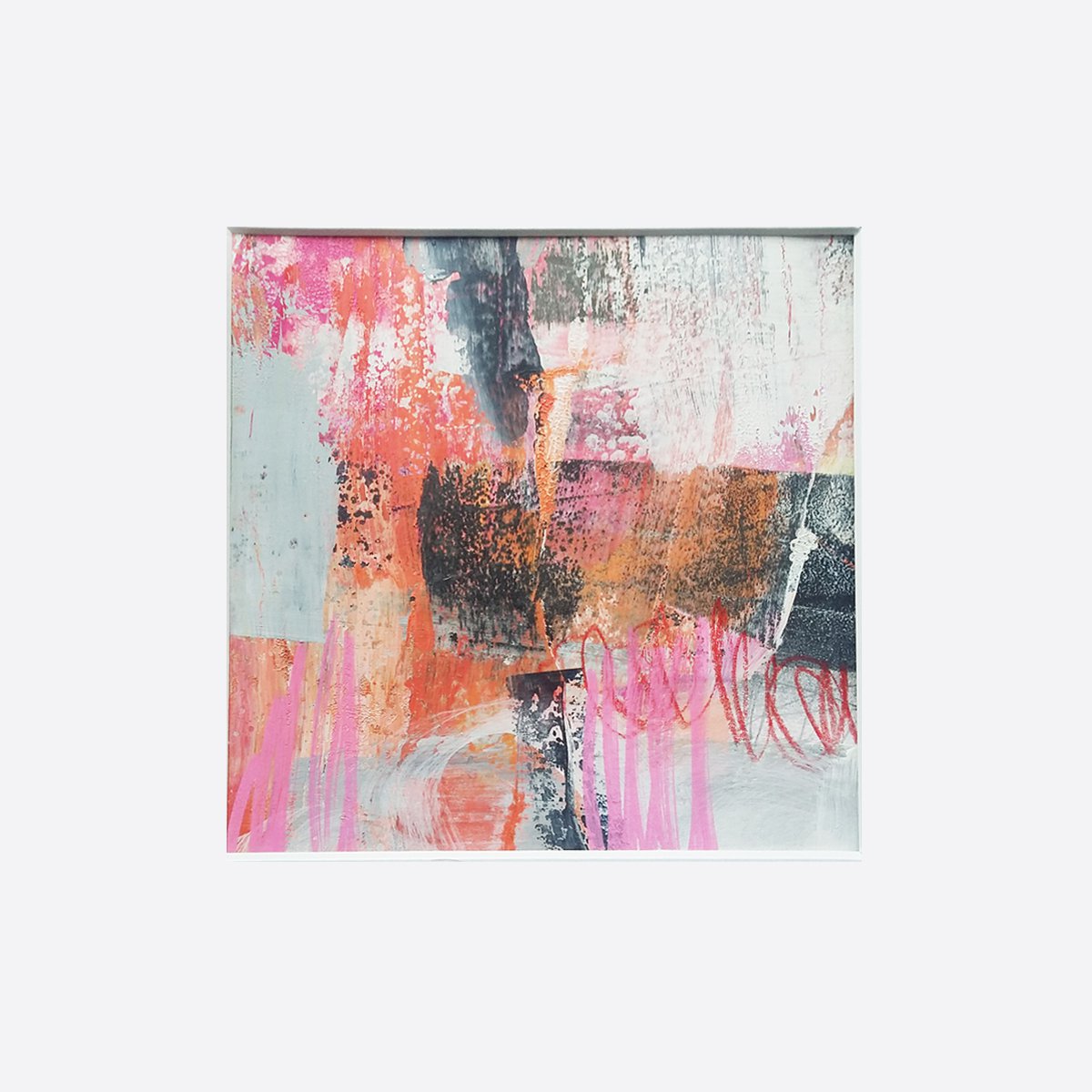 Blush #4 (original abstract painting) by Carolynne Coulson