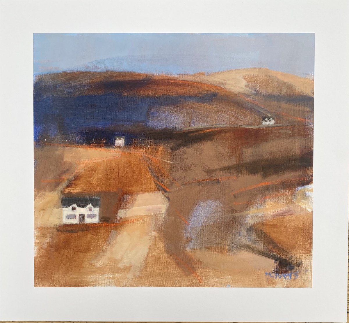 Impressionistic Giclee Print , Sweeping Light By Chrissie Havers, 20 X 20, Artwork For Sale On Artfinder