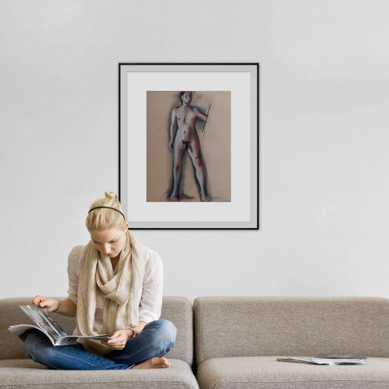 Nude Self-Portrait #3, 65x50 cm