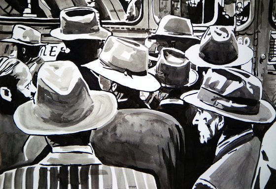 Travelers / 50 x 35 cm