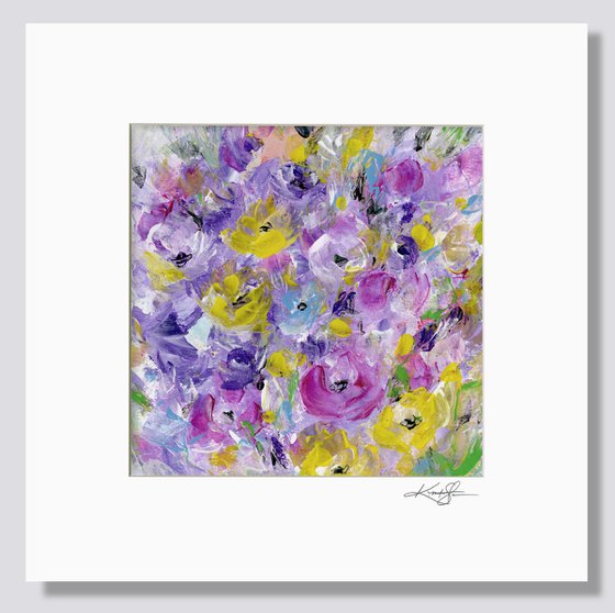 Floral Bliss 11 - Abstract Flower Painting by Kathy Morton Stanion