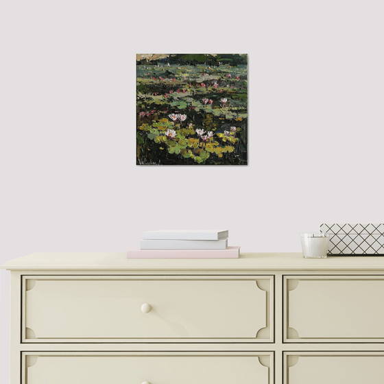 Blooming Water Lilies