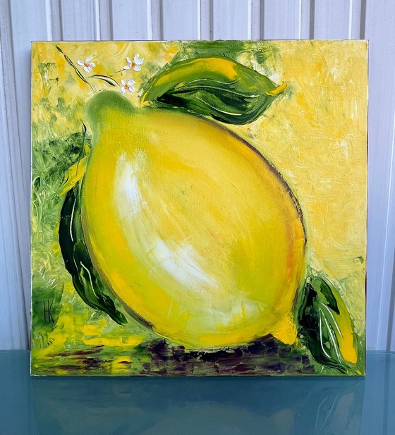 Lemon Oil Painting