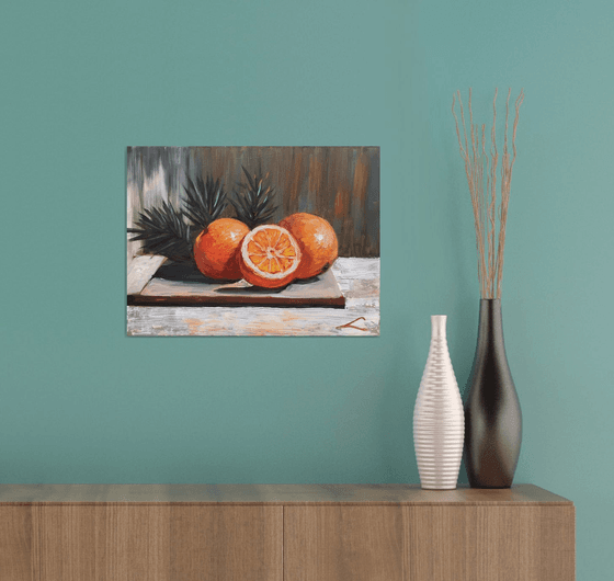 Composition with oranges