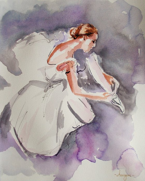 Ballerina  Watercolor Series