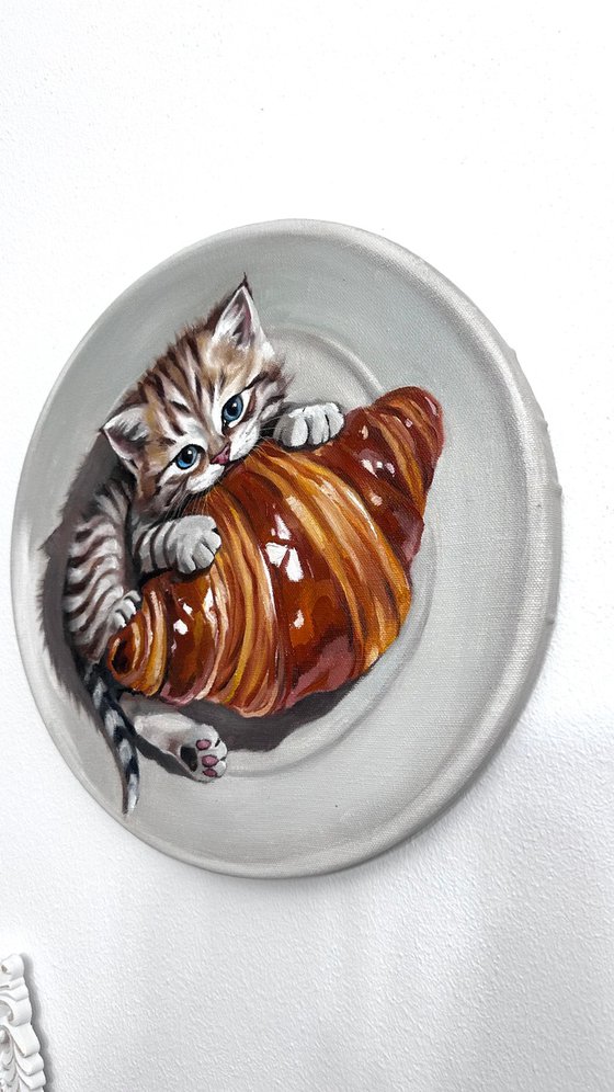 On a Croissant Plate