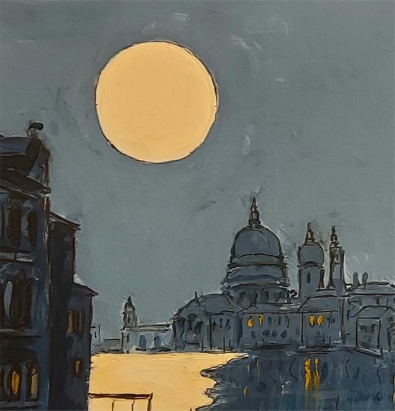 moonlight, grand canal