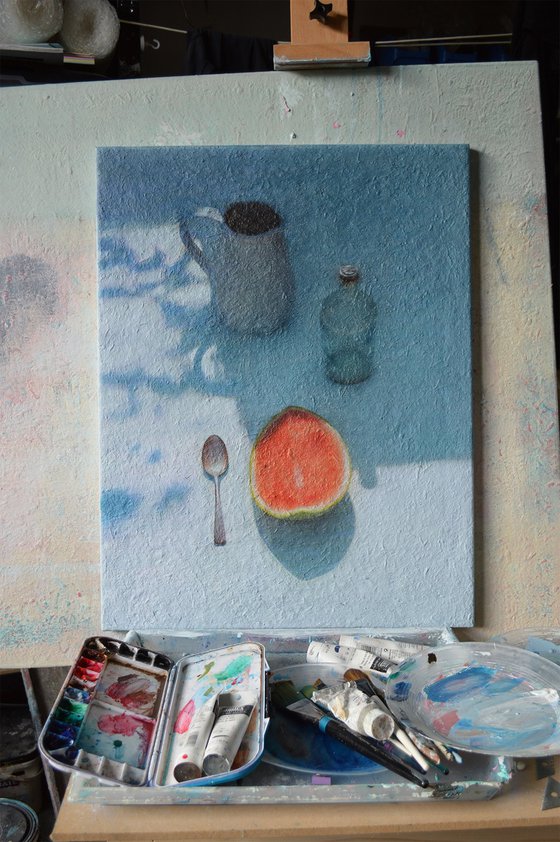 Still Life with a Watermelon.