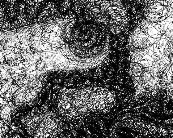 ELEMENTS Scary Wind Ink Drawings