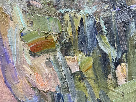 Bouquet of bellflowers