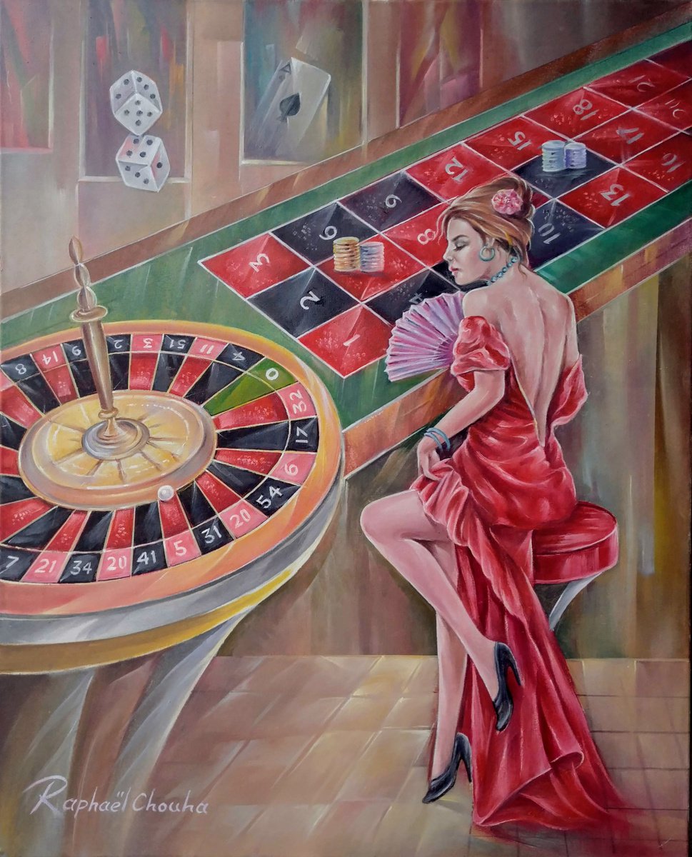 Playing Roulette by Raphael Chouha
