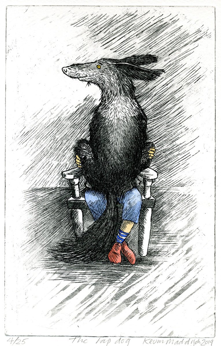 Animal Etchings & Engravings By Kevin Maddison, 11 X 15",