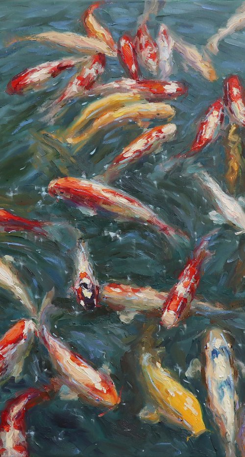 Koi by Evgeny Chernyakovsky