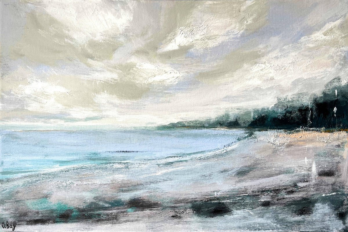  Lullaby Of The Lake By Olesya Bay, 24 X 16, Artwork For Sale On Artfinder