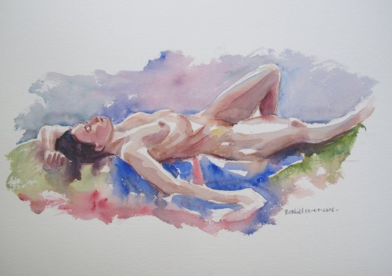 reclining female nude