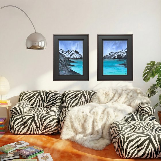 Magical Abstract Lake