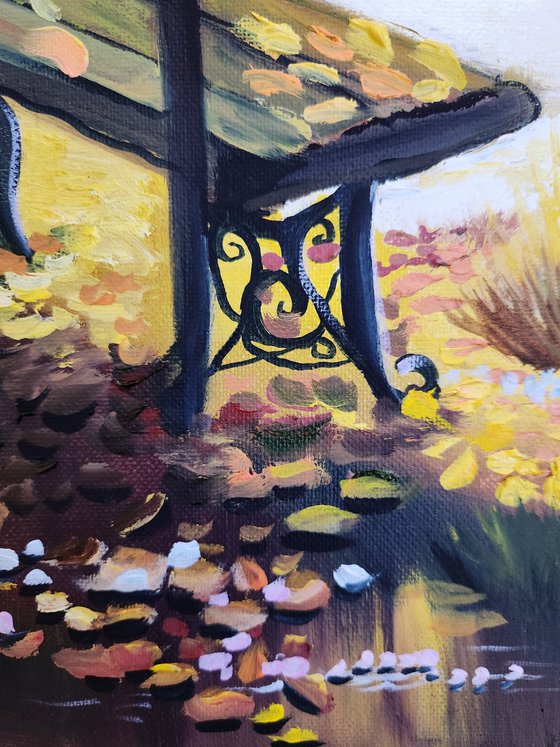 Golden October by the Lake