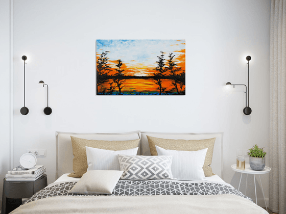 Sunset in the country 1