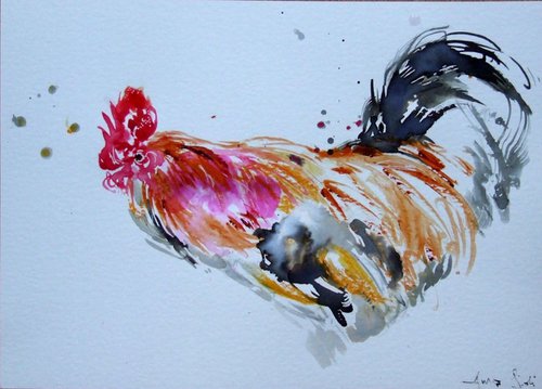 Rooster II by Anna Sidi-Yacoub