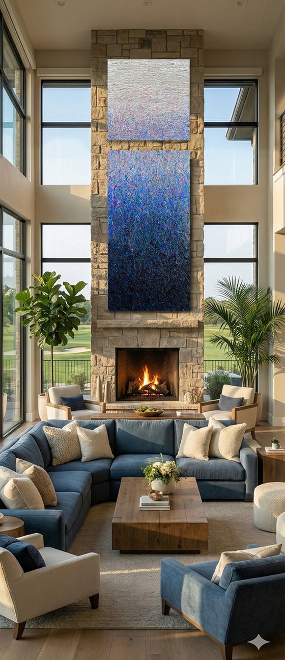 In search of silence- 3 (blue)