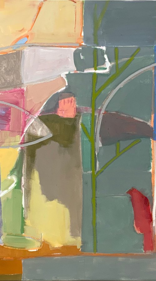 Two Finches Riding out Hurricane Zeta by Steven Page Prewitt