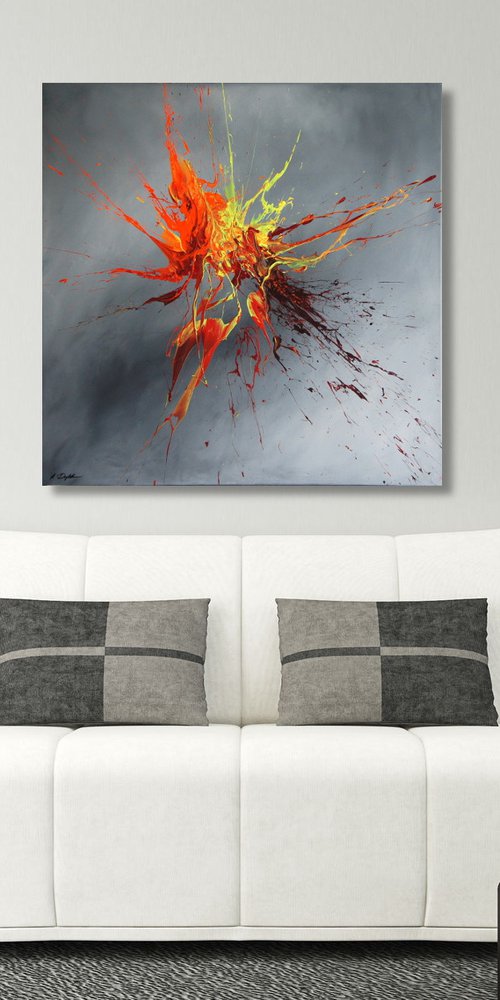 Luminous Bursts IX by Ansgar Dressler