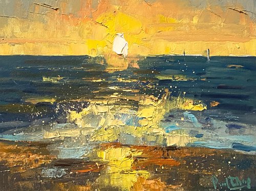 Ocean Sunset by Paul Cheng
