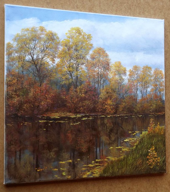 Autumn River Landscape