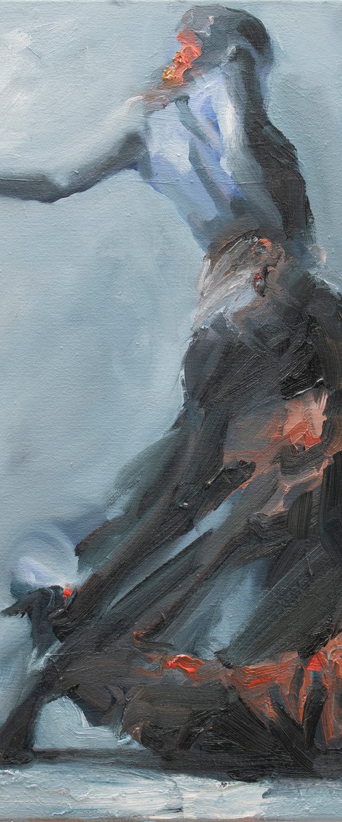 Duende Azul (study) by Zil Hoque
