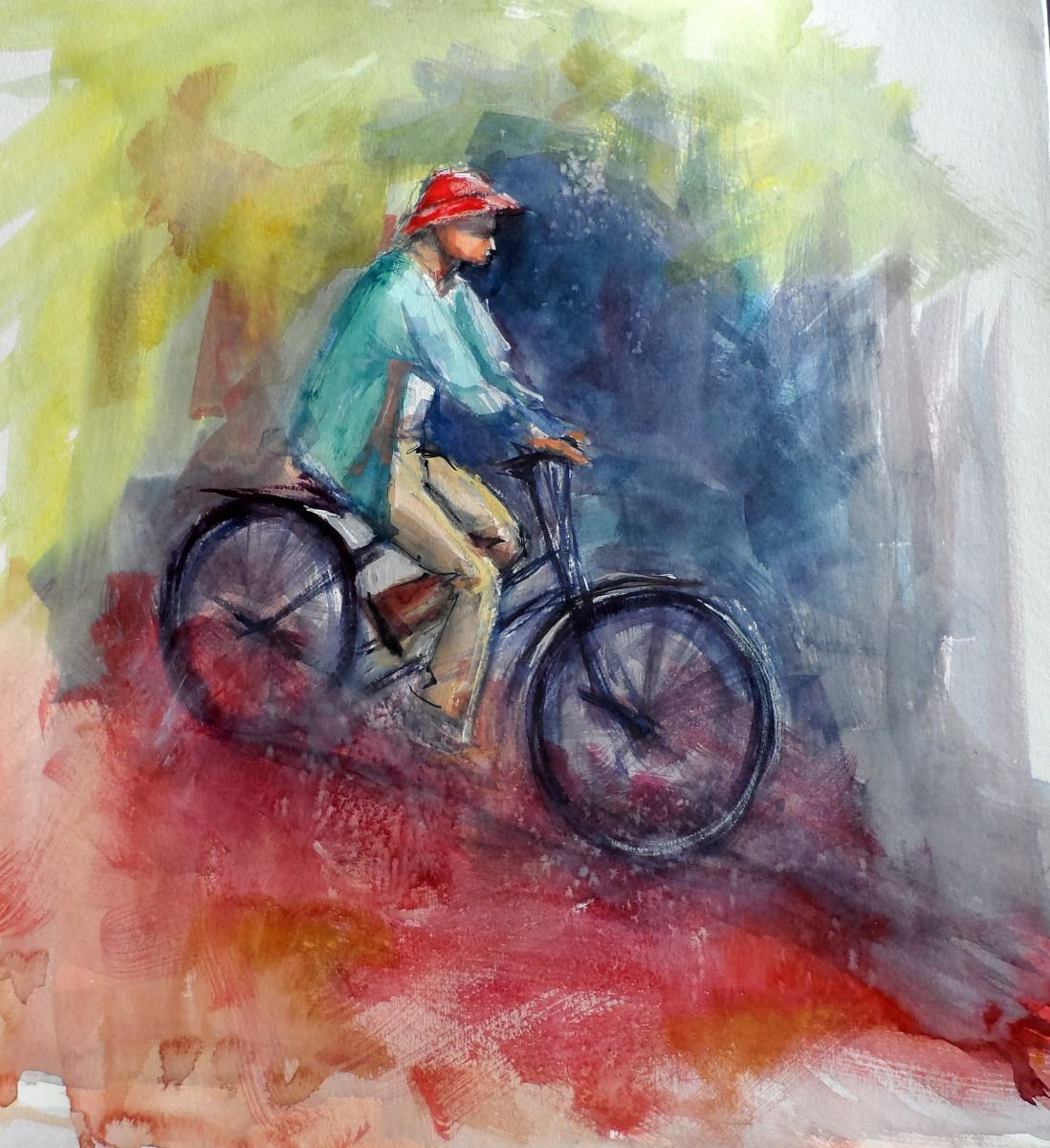 Cyclist by Faiqa Uppal