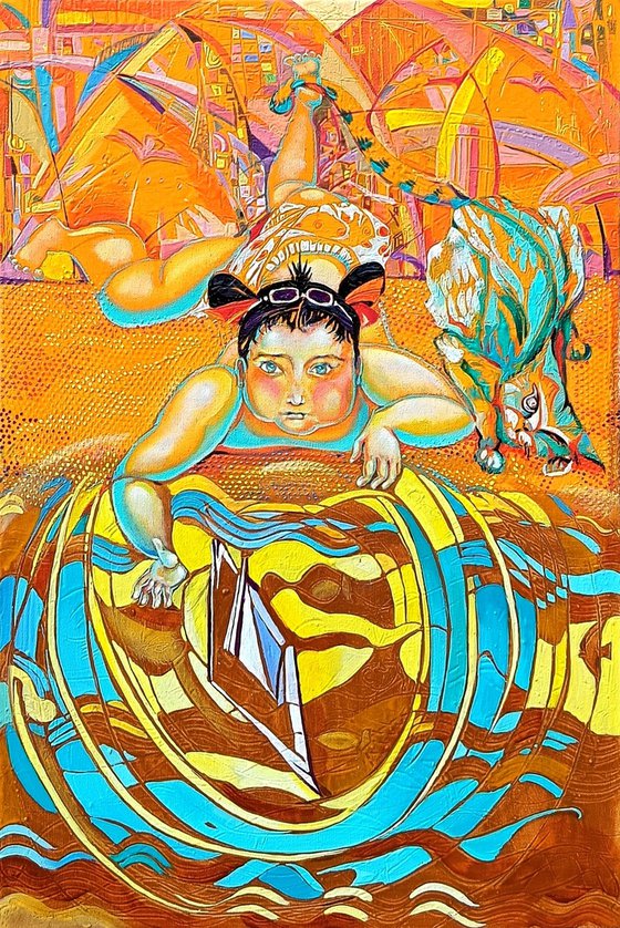 Childhood Paper Boat