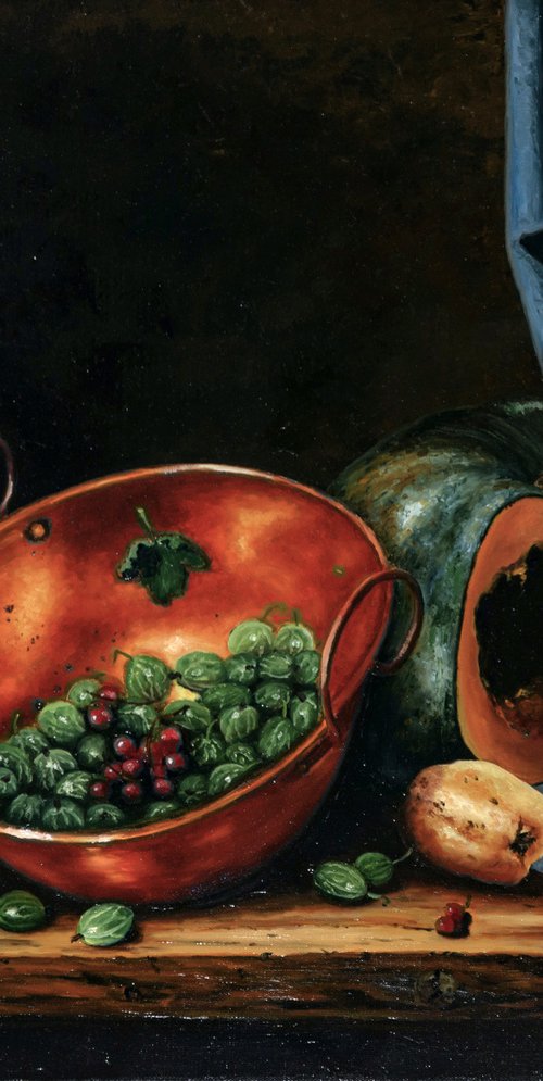 "The still life with gooseberry" by Oleg Baulin