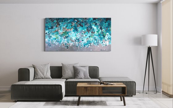 'When reef is alive' - 72x36"