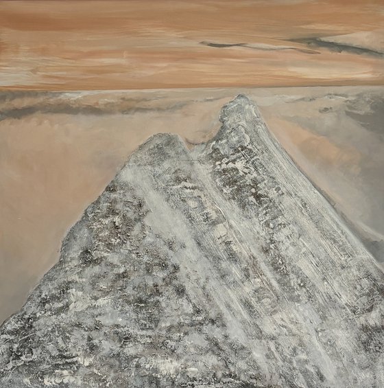 „Where silence dwells“ 74x74x4 cm