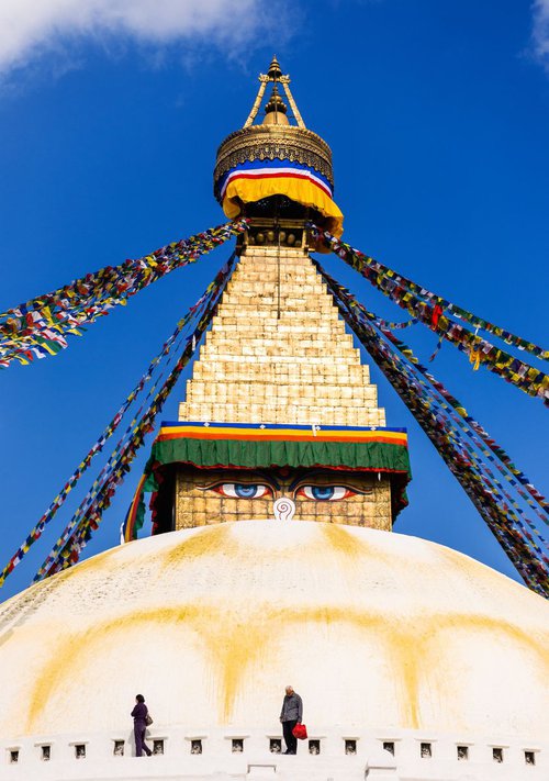 Boudhanath Stupa II by Tom Hanslien